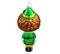 Hallmark Buddy the Elf Glass Tree Decoration, XMAS Ornament, Green