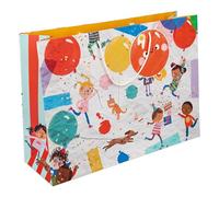 Hallmark Extra Large Gift Bag, Kids Birthday Party, Custard Crew Design, Red, Blue, Green