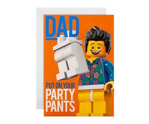 Hallmark Father’s Day Card for Dad - LEGO 'Party Pants' Design