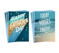Hallmark Father's Day Card Pack (6 Cards, 2 Designs) for Dads, Grandfathers, Uncles, Brothers
