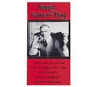 Hallmark Father's Day Humour Silver Foil Card - Medium Slim