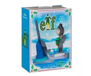 Hallmark Figural Elf and Narwhal Tree Ornament