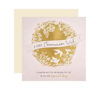 Hallmark First Holy Communion Congratulations Card - Contemporary Religious Design
