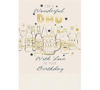 Hallmark - for A Wonderful Dad, Bottles of Beer - Birthday Card