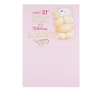 Hallmark Forever Friends 21st Birthday Card "for Granddaughter" - Medium
