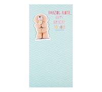 Hallmark Forever Friends Auntie Birthday Card "Amazing Auntie" - Medium Slim