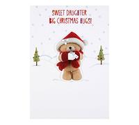Hallmark Forever Friends Daughter Christmas Card 'Christmas Hugs'- Medium
