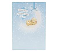 Hallmark Forever Friends New Baby Card For Boy 'Welcome To The World' - Medium