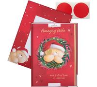 Hallmark Forever Friends Wife Boxed Christmas Card - for My Amazing Wife with Lots of Love at Christmas
