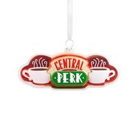 Hallmark Friends Central Perk Sign Blown Glass Christmas Ornament