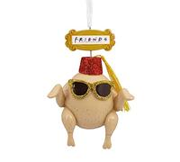 Hallmark Friends Turkey in Fez and Sunglasses Christmas Ornament