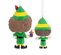 Hallmark Funko POP! Elf Christmas Tree Decoration, Buddy the Elf & Papa Elf, 2 Pack