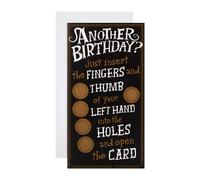 Hallmark Funny Birthday Card, Pint of Beer Design, For Him, Black