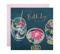Hallmark General Birthday Card - Elegant Cocktail Themed Design