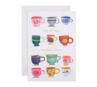 Hallmark General Support Card - Gold Foiled Cups 'Good Mail' Design