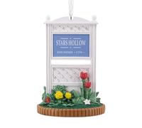 Hallmark Gilmore Girls Christmas Ornament (Stars Hollow Sign) | Resin Construction, Hanger Attachment for Display, One Collectible Piece, 2.3 x 3.3 in