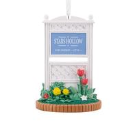 Hallmark Gilmore Girls Decoration, Star Hollow Town Sign Christmas Decoration, White
