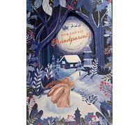 Hallmark Grandparents Christmas Card - for Lovely Grandparents Rabbit Design