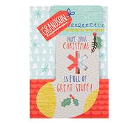 Hallmark Grandson Christmas Card 'Great Stuff' - Medium