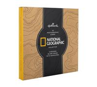 Hallmark Greeting Cards, National Geographic, Animals, 10-Pack, 5 Designs | Baboon, Elephant, Sea Lion, Orangutans, Bear Cub, White Envelopes, Recyclable, 16cm