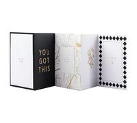 Hallmark Hall & Co Thinking of You Card with Mini Card, Keepsake & Print, Support, Encouragement, Embossed Design, White