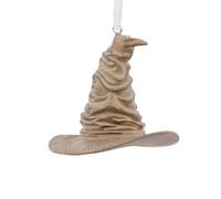 Hallmark Hanging Ornament, Harry Potter, Sorting Hat, Brown | Durable Resin, H10.2cm X W6.6cm X D4.7cm, Hanging Loop, Keepsake