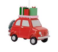Hallmark Hanging Ornament, Red Car with Gifts & Wreath, Keepsake, Christmas