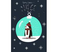 Hallmark Happy Christmas Niece Greeting Card, Penguin Design