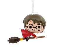 Hallmark Harry Potter Broomstick and Quidditch Christmas Ornament,Silver