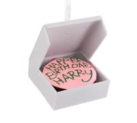 Hallmark Harry Potter Hanging Ornament, 11th Birthday Cake, Pink | Christmas Tree Decoration, Durable Resin, 6.4cm by 5.7cm by 5.7cm, Ideal for Gifting