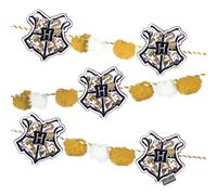 Hallmark Harry Potter Hogwarts Crest 72" Christmas Garland, Fabric, Gifts for Harry Potter Fans