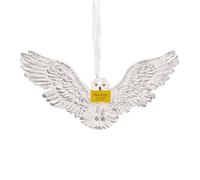 Hallmark Hedwig Owl with Letter Keepsake Hanging Ornament, Harry Potter, Tree Decoration, White
