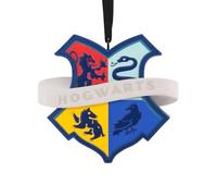 Hallmark Hogwarts House Crest Ornament, Harry Potter Tree Decoration, Plastic, Hanging Ornament, Gifts for Christmas, Gryffindor, Slytherin, Ravenclaw, Hufflepuff