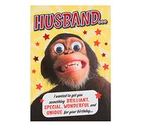 Hallmark Husband Birthday Card 'Googly Eyes' - Medium