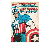 Hallmark Husband Marvel Card "My Hero" - Medium