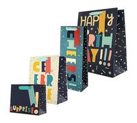 Hallmark Jazzy Birthday Set of 4 Gift Bags