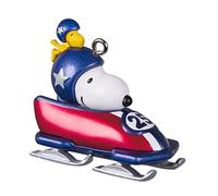 Hallmark Keepsake 1.16" Miniature Christmas Ornament 2022, Peanuts Winter Fun with Snoopy, Mini