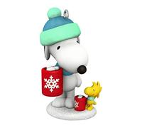 Hallmark Keepsake 1.21" Miniature Christmas Ornament 2023, Peanuts Winter Fun with Snoopy Mini, Gifts for Peanuts Fans