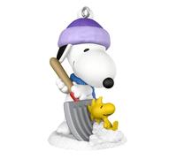 Hallmark Keepsake 1" Mini Christmas Ornament 2025, Peanuts Winter Fun with Snoopy, Gifts for Peanuts Fans