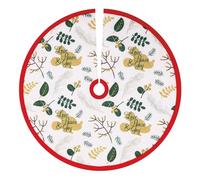Hallmark Keepsake 12" Mini Christmas Tree Skirt, Disney Mickey Mouse, Gifts for Disney Fans