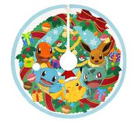 Hallmark Keepsake 48" Christmas Tree Skirt (Pokémon Holiday)