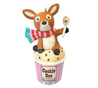 Hallmark Keepsake Christmas Ornament 2021, Cookie Doe Deer Ice Cream