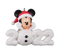 Hallmark Keepsake Christmas Ornament 2022, Disney Mickey Mouse A Year of Disney Magic