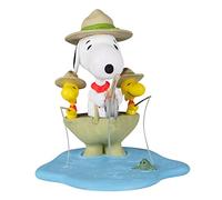 Hallmark Keepsake Christmas Ornament 2022, The Peanuts Gang Snoopy and Woodstock Fishing Friends