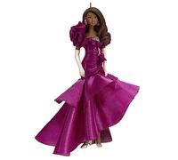 Hallmark Keepsake Christmas Ornament 2023, Barbie Pink Collection, 2023 Porcelain and Fabric Ornament, Gifts for Her