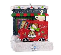 Hallmark Keepsake Christmas Ornament 2023, Happy Holiday Parade Collection Gregor's Trattoria Musical with Light, Gifts for Her