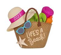 Hallmark Keepsake Christmas Ornament 2023, Life's a Beach! Vacation Ornament, Beach Gifts