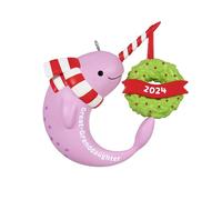 Hallmark Keepsake Christmas Ornament 2024, Great-Granddaughter Narwhal 2024