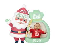 Hallmark Keepsake Christmas Ornament 2024, Little Bundle Big Joy 2024 Photo Frame