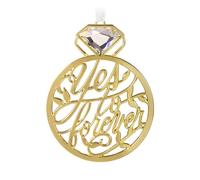 Hallmark Keepsake Christmas Ornament 2024, Our Engagement, Metal, Gift for Couple